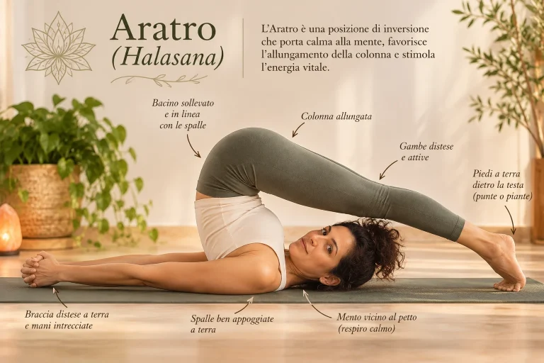 Yoga, posizione dell’aratro, benefici
