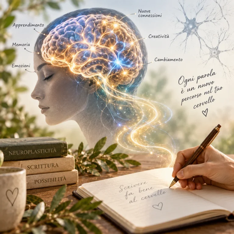Il cervello cambia ogni volta che scriviamo: il potere della neuroplasticità
